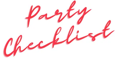 Party Checklist 1