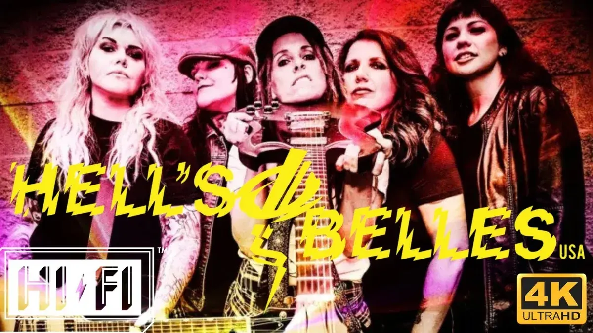 Hell's Belles, the all-female AC/DC tribute band from Seattle, performing live