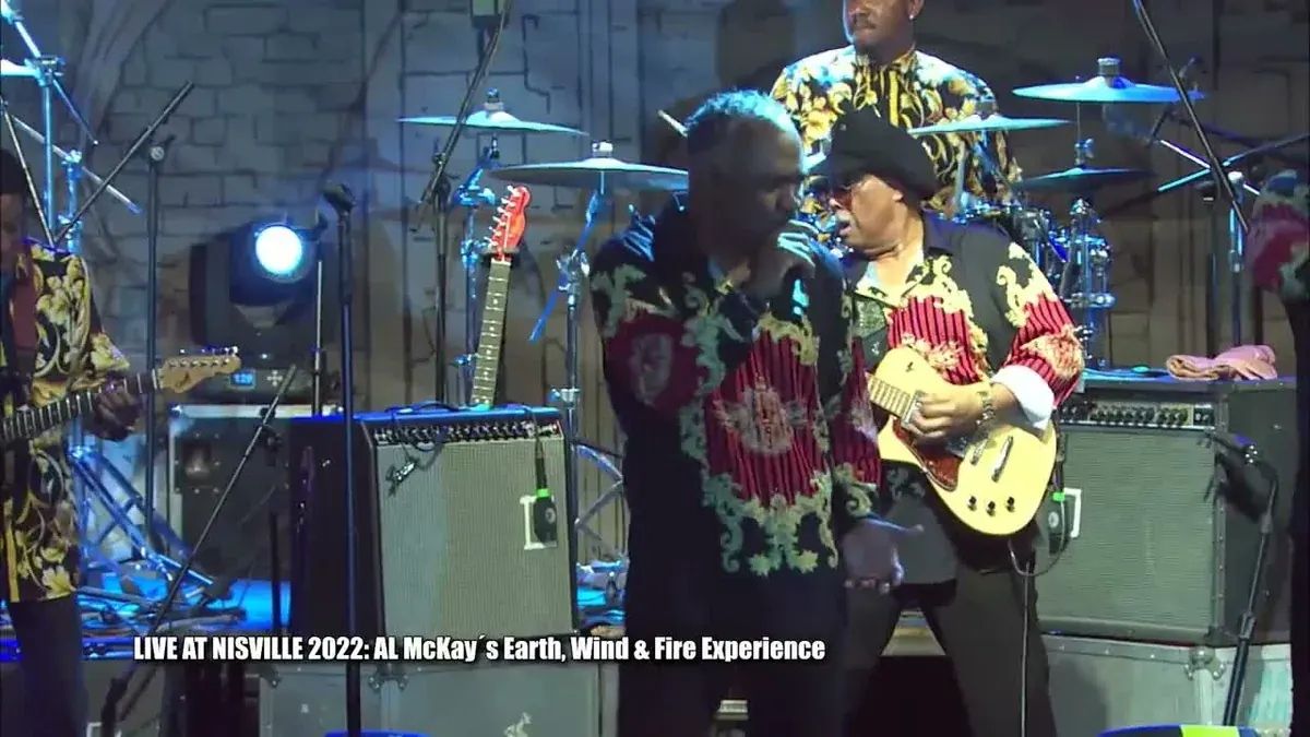 Al McKay's Earth, Wind & Fire Experience performing at the Nisville Jazz Festival in Serbia