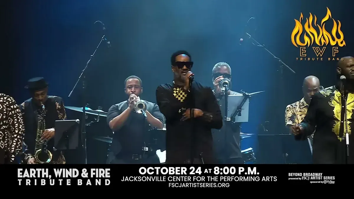 The Earth, Wind & Fire Tribute Band from Laurel, Maryland performing for the FSCJ Artist Series in Jacksonville, Florida
