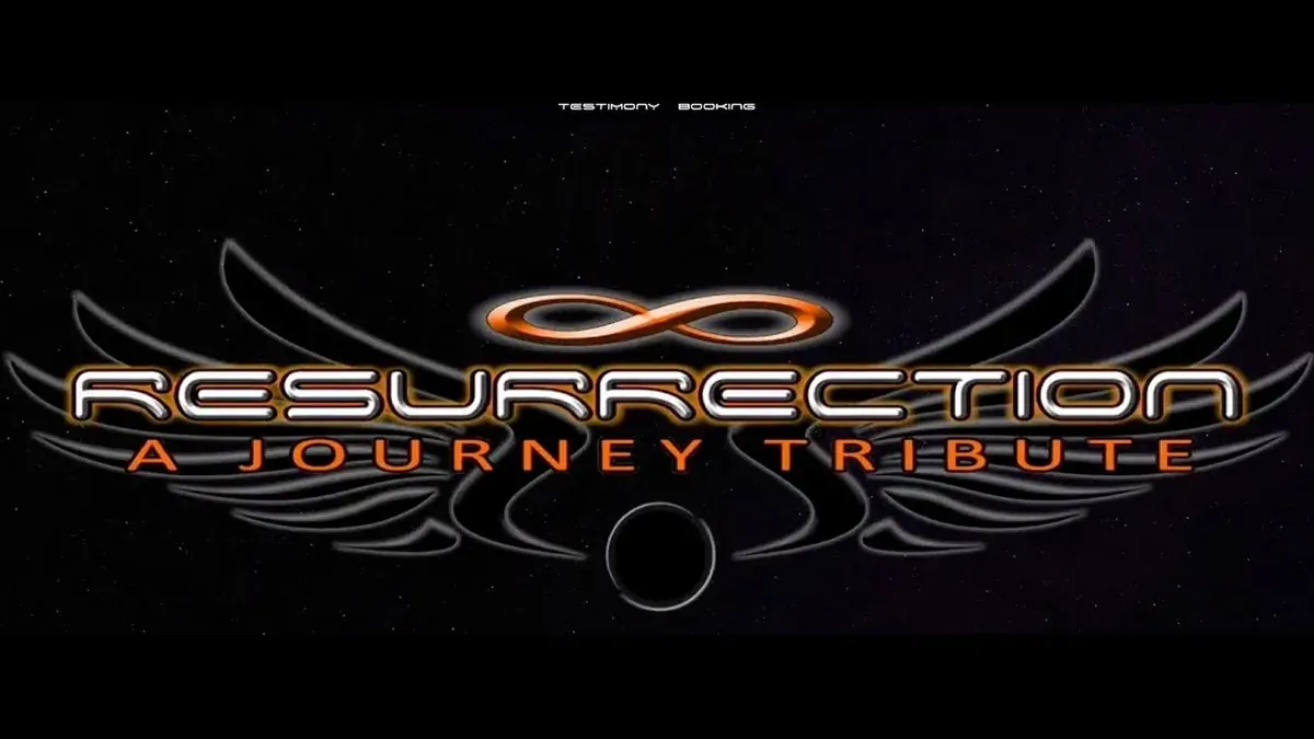 Bryan Cole singing lead for Journey tribute band Resurrection with Vic White on keyboards