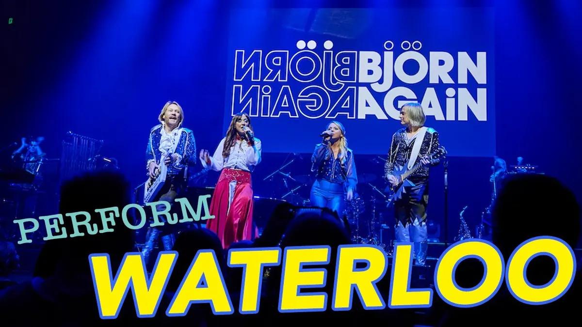 Bjorn Again perform ABBA's hit Waterloo
